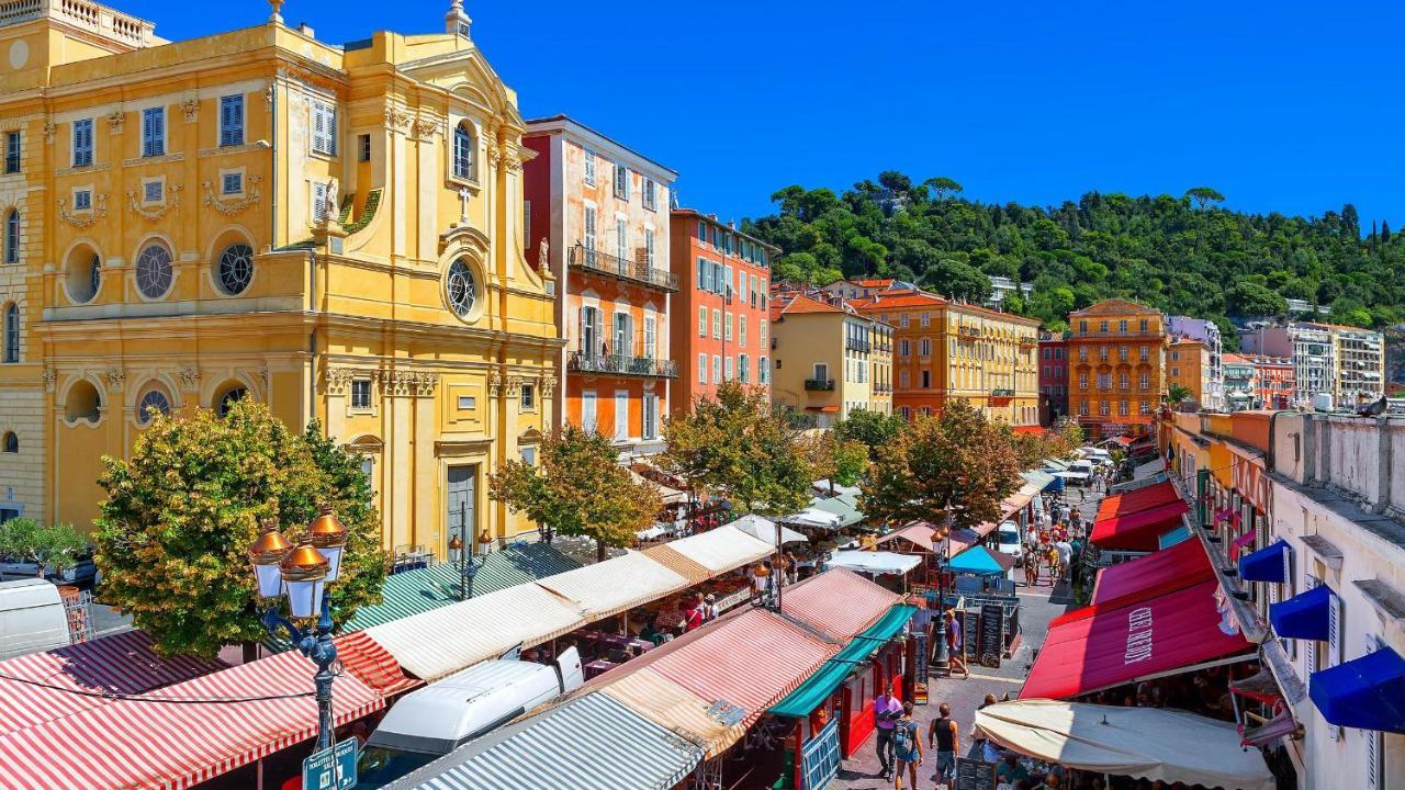 Grimaldi Centrale 5 Pers Wi-Fi Ac Apartman Nizza Kültér fotó